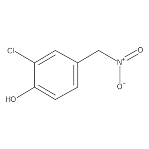 2-Chloro-4-(nitromethyl)phenol结构式