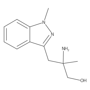 2-amino-2-methyl-3-(1-methyl-1H-indazol-3-yl)propan-1-ol Structure