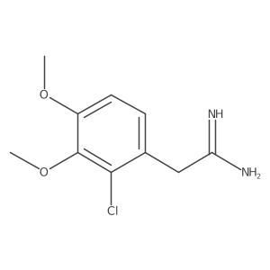 2-(2-Chloro-3,4-dimethoxyphenyl)ethanimidamide结构式