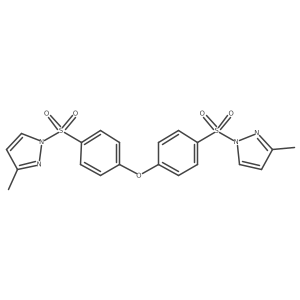 bis{4-[(3-methyl-1H-pyrazol-1-yl)sulfonyl]phenyl} ether结构式