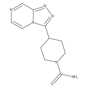 4-{[1,2,4]Triazolo[4,3-a]pyrazin-3-yl}piperidine-1-carboxamide结构式