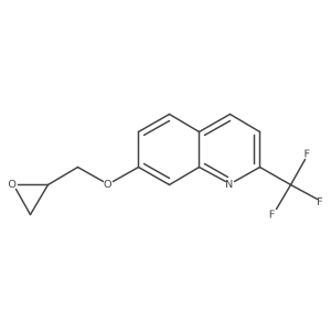 7-(Oxiran-2-ylmethoxy)-2-(trifluoromethyl)quinoline结构式