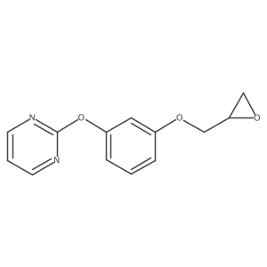 2-{3-[(Oxiran-2-yl)methoxy]phenoxy}pyrimidine结构式