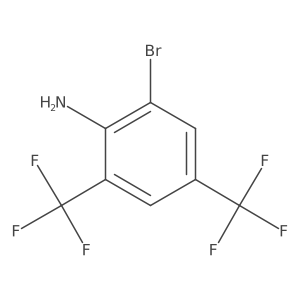 2,4-Bis(trifluoromethyl)-6-bromoaniline Structure