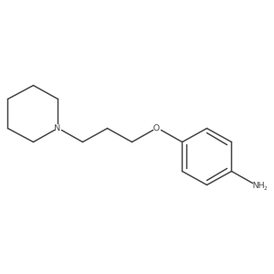 4-[3-(1-Piperidinyl)propoxy]aniline Structure