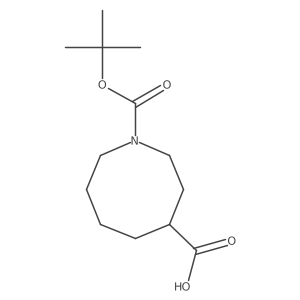 1-[(Tert-butoxy)carbonyl]azocane-4-carboxylic acid结构式