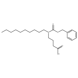 4-{[(Benzyloxy)carbonyl](decyl)amino}butanoic acid Structure