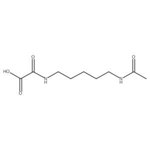 [(5-Acetamidopentyl)carbamoyl]formic acid Structure