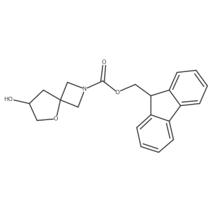 (9H-fluoren-9-yl)methyl 7-hydroxy-5-oxa-2-azaspiro[3.4]octane-2-carboxylate Structure