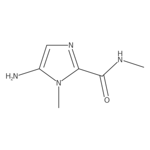 5-Amino-N,1-dimethyl-1H-imidazole-2-carboxamide结构式