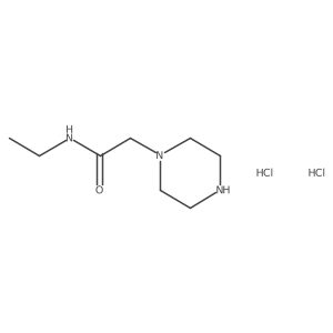 N-ethyl-2-(piperazin-1-yl)acetamidedihydrochloride结构式
