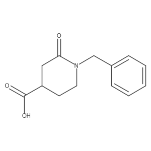 1-Benzyl-2-oxopiperidine-4-carboxylic acid Structure