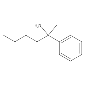 alpha-Methyl-alpha-butylbenzylamine Structure