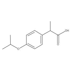 2-(4-Isopropoxyphenyl)propanoic acid Structure