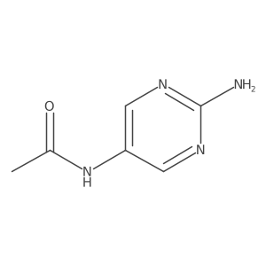 N-(2-Aminopyrimidin-5-yl)acetamide结构式