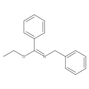 Ethyl N-(phenylmethyl)benzenecarboximidate Structure