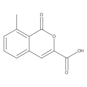 8-Methylisocoumarin-3-carboxylic acid Structure