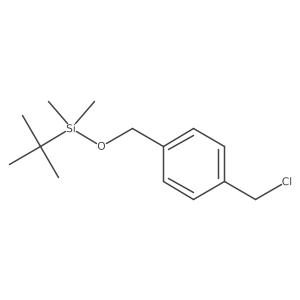 tert-Butyl((4-(chloromethyl)benzyl)oxy)dimethylsilane结构式