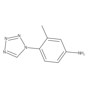3-methyl-4-(1H-1,2,3,4-tetrazol-1-yl)aniline Structure