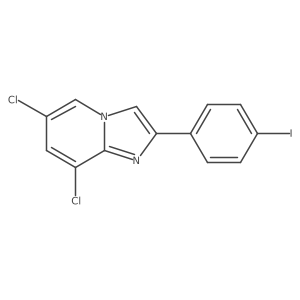 6,8-Dichloro-2-(4-iodophenyl)imidazo[1,2-a]pyridine Structure
