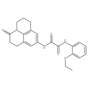 N1-(2-ethoxyphenyl)-N2-(3-oxo-1,2,3,5,6,7-hexahydropyrido[3,2,1-ij]quinolin-9-yl)oxalamide Structure