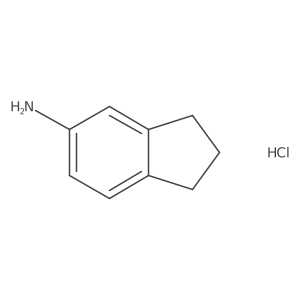 2,3-Dihydro-1h-inden-5-amine hydrochloride结构式