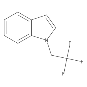 1-(2,2,2-Trifluoroethyl)-1h-indole结构式