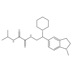 N1-isopropyl-N2-(2-(1-methylindolin-5-yl)-2-(piperidin-1-yl)ethyl)oxalamide Structure