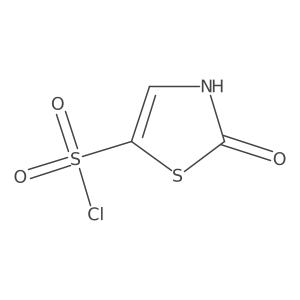 2-Oxo-2,3-dihydro-1,3-thiazole-5-sulfonyl chloride结构式