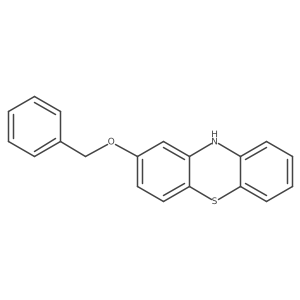 2-(Phenylmethoxy)-10H-phenothiazine结构式