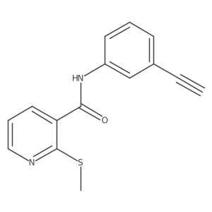 N-(3-ethynylphenyl)-2-(methylsulfanyl)pyridine-3-carboxamide Structure