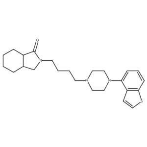 2-[4-[4-(1-benzothiophen-4-yl)piperazin-1-yl]butyl]-3a,4,5,6,7,7a-hexahydro-3H-isoindol-1-one结构式