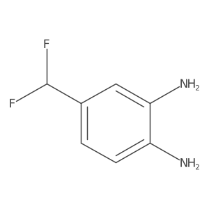 4-(Difluoromethyl)benzene-1,2-diamine结构式