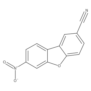 7-Nitro-2-dibenzofurancarbonitrile Structure