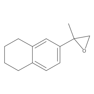 2-Methyl-2-(5,6,7,8-tetrahydronaphthalen-2-yl)oxirane Structure