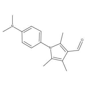 1-[4-(dimethylamino)phenyl]-2,4,5-trimethyl-1H-pyrrole-3-carbaldehyde Structure