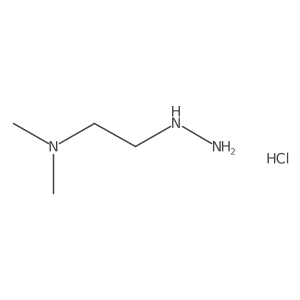 2-Hydrazinyl-N,N-dimethylethanamine hcl Structure