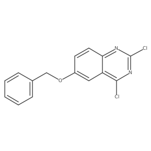 6-(Benzyloxy)-2,4-dichloroquinazoline结构式