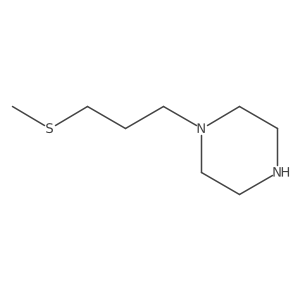1-(3-(Methylthio)propyl)piperazine结构式