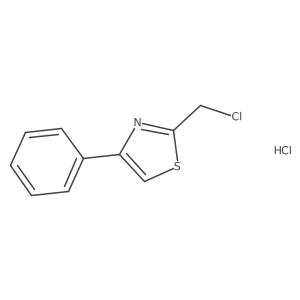 2-(Chloromethyl)-4-phenyl-1,3-thiazole hydrochloride Structure
