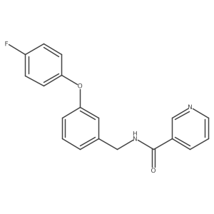N-(3-(4-fluorophenoxy)benzyl)nicotinamide Structure