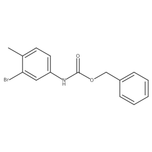 benzyl N-(3-bromo-4-methylphenyl)carbamate结构式