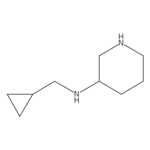 N-(cyclopropylmethyl)piperidin-3-amine Structure