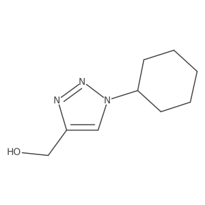 (1-cyclohexyl-1H-1,2,3-triazol-4-yl)methanol结构式