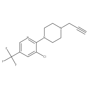 1-[3-Chloro-5-(trifluoromethyl)pyridin-2-yl]-4-(prop-2-yn-1-yl)piperazine Structure