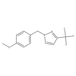 1-(4-methoxybenzyl)-3-(trifluoromethyl)-1H-pyrazole结构式