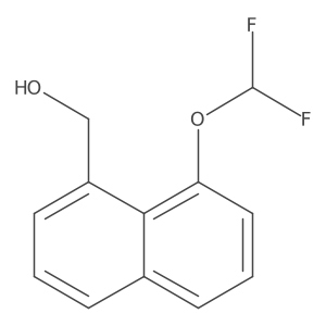 1-(Difluoromethoxy)naphthalene-8-methanol Structure