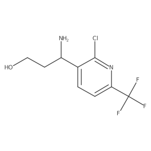 3-Pyridinepropanol, I(3)-amino-2-chloro-6-(trifluoromethyl)-结构式
