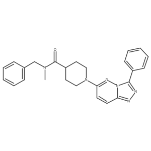 N-benzyl-N-methyl-1-(3-phenyl[1,2,4]triazolo[4,3-b]pyridazin-6-yl)piperidine-4-carboxamide Structure