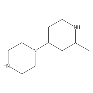 1-(2-Methylpiperidin-4-YL)piperazine Structure